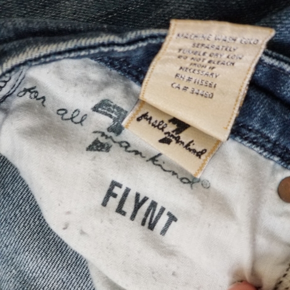 7 for all mankind flynt jeans - Picture 5 of 7